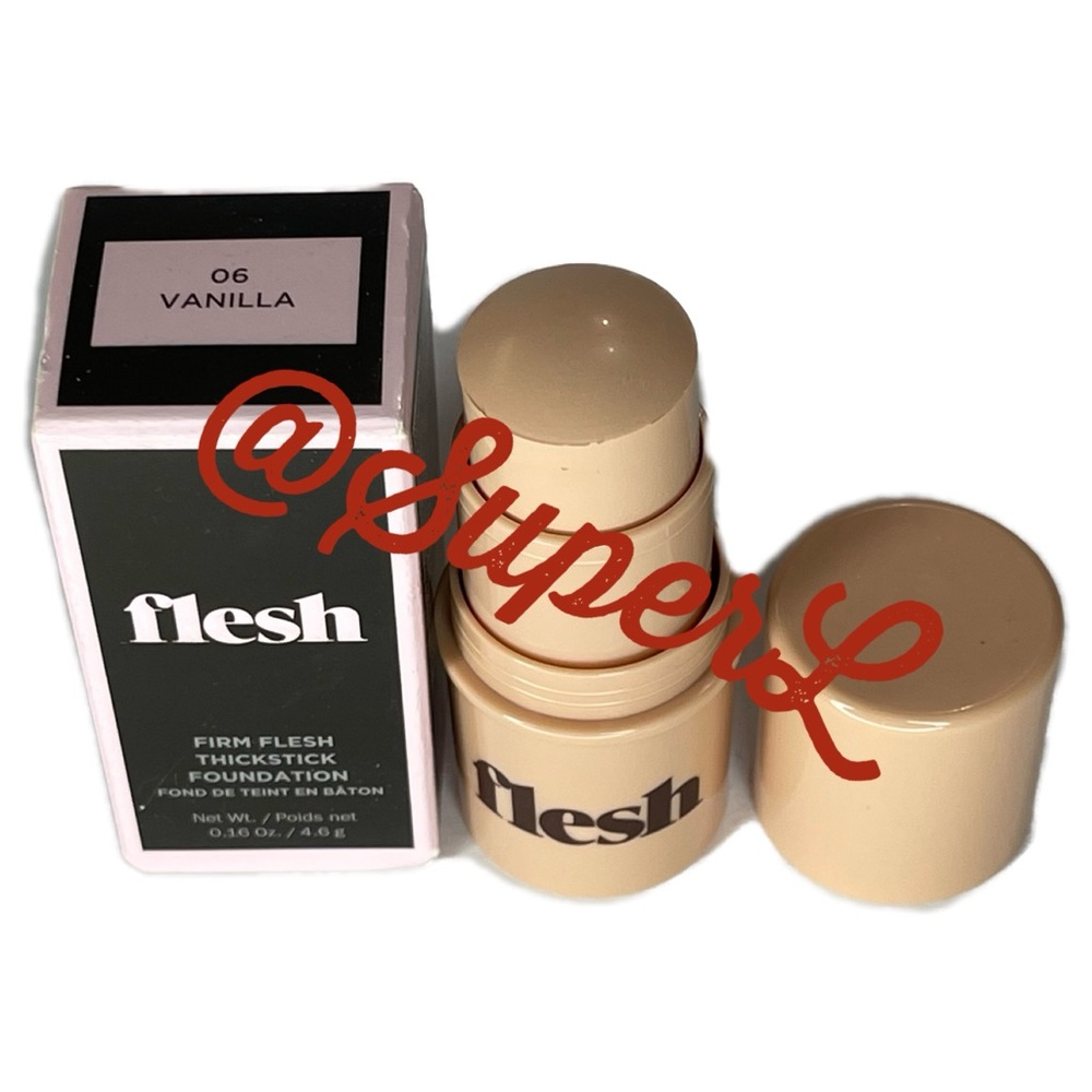 3/$15 NEW FLESH BEAUTY THICKSTICK FOUNDATION Vanilla Pale peach pink under eye - Picture 7 of 10